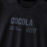 T-shirt unisexe personnalisé 240G Sorona Cool Touch, effet deux pièces, coupe oversize, streetwear, délavage spray, logo personnalisé, OEM ODM, marque