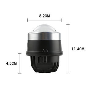 Projecteur de phare antibrouillard LED pour voiture de 3,0 pouces, lentille de projecteur, faisceau haut et bas, <span class=keywords><strong>tricolore</strong></span> 6500K 3000K 4300K L/30Watts H/40Watts, supports pour Toyota/Honda - Product Image 2