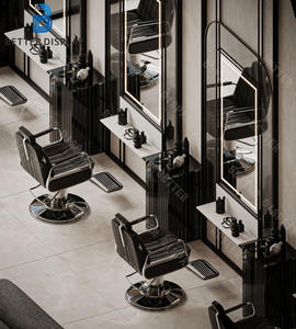 LED aydınlatma ile özelleştirilmiş güzellik salonu dolapları mobilya tasarım <span class=keywords><strong>Salon</strong></span> ekran dolabı - Product Image 5