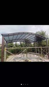 Abri de <span class=keywords><strong>voiture</strong></span> mobile en polycarbonate bon marché avec cadre en aluminium, imperméable, pour le stationnement des voitures, avec garantie de 15 ans - Product Image 4