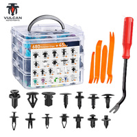 Nouveau kit de 725 attaches universelles pour voiture, clips de fixation en plastique haute durabilité, attaches à pression en nylon, assortiment de clips de pare-chocs pour garnitures automobiles