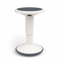 Tabouret moderne réglable, chaise d'appoint sans dossier pour une assise active, siège flexible pour salle de classe, bureau, espace d'apprentissage