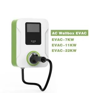 22kw home ues fast electric car ev charger charging station AC wallbox evac 7kw 11kw 22kw fast electric car ev charger