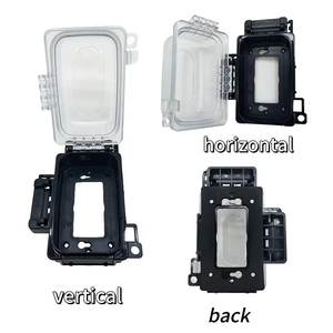 आउटडोर आउटलेट कवर सिंगल गैंग इलेक्ट्रिकल बॉक्स ब्लैक वाटरप्रूफ प्लग में गीले स्थानों के लिए वेदरप्रूफ इनक्लोजर शामिल हैं - Product Image 3