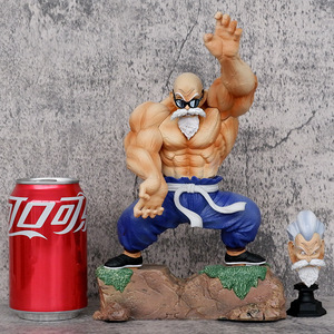 Nuevo producto Dragon Balls dos cabezas <span class=keywords><strong>Kame</strong></span> <span class=keywords><strong>Sennin</strong></span> músculo Qigong modelo estatua Anime maestro Roshi figura de acción - Product Image 4