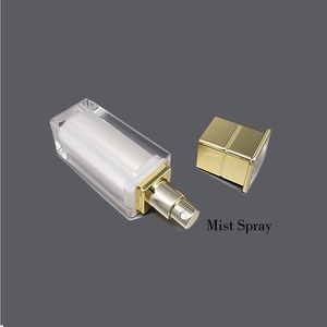30Ml 50ML 100ML Mist Spray Lotion Bơm Chai Vuông Sang Trọng Vàng Trắng Acrylic Bao Bì Mỹ Phẩm <span class=keywords><strong>Series</strong></span> Set Kem Jar 30G 50G - Product Image 5