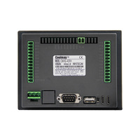 Coolmay, salida de transistor de 4,3 pulgadas, pantalla táctil, controlador lógico programable Industrial, HMI PLC, todo en uno, EX3G-8043H-24MT-485P