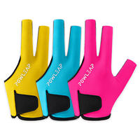 HANABASS Silicone Slip-resistant Breathable Fingerless Gloves For Professional Bowling Sports And Fitness Green And Comfortable