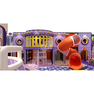 Customized Guangzhou HAPPY BABY Factory 450 Sqm 3 m Height Macaron Theme Indoor Commercial Playground - Product Image 2