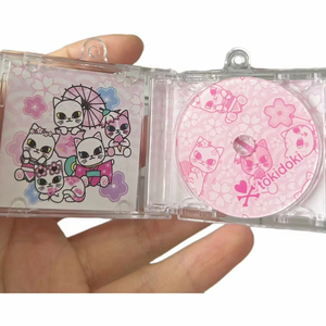 พวงกุญแจอะคริลิค NFC อัจฉริยะขายดีปี 2026 - พวงกุญแจสไตล์ซีดีอัลบั้มเคป๊อปแบบกำหนดเองได้ - Product Image 1