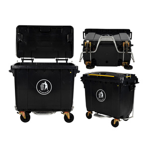 Directo de fábrica de plástico Wheelie 120 <span class=keywords><strong>litros</strong></span> 240L contenedor calle reciclaje <span class=keywords><strong>Pedal</strong></span> <span class=keywords><strong>cubo</strong></span> de <span class=keywords><strong>basura</strong></span> <span class=keywords><strong>con</strong></span> <span class=keywords><strong>Pedal</strong></span> - Product Image 3