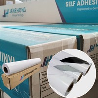 Rouleau de vinyle auto-adhésif PVC blanc brillant |   Imprimable à l'éco-solvant |   Idéal pour les enveloppements de bus, les graphiques pour fenêtres et les affiches