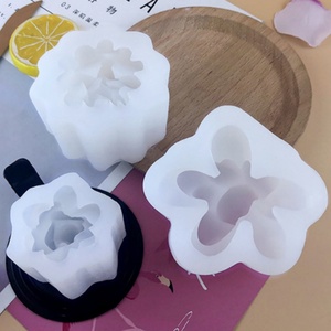 Venta Directa de Fábrica al por Mayor, Moldes de Silicona Personalizados para Velas con Diseño 3D de Plantas y Flores - Product Image 2