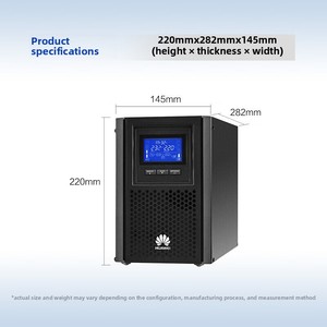 Alimentation sans interruption (ASI) en ligne monophasée <span class=keywords><strong>HUAWEI</strong></span> UPS2000-A-2KTTL 2K/1.6KW en mode veille, sans <span class=keywords><strong>batterie</strong></span> intégrée - Product Image 2