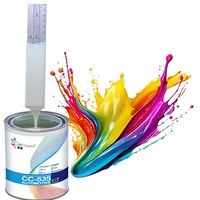 Peinture de rénovation automobile Car Charm MK-312 en résine acrylique, revêtement liquide vert nacré, application par pulvérisation 1LX12 pour réparation automobile
