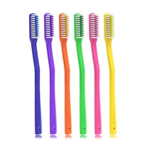 Produits Tendances Paris 51 Brosse à Dents à Poils Durs avec Manche Antidérapant pour Fumeurs Soins Dentaires à Domicile