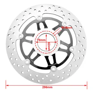 motorcycle Front Brake Disc Rotor for Honda Cb400 Nc36 1997-1998 Cb400Sf 1992-1997 Cb600