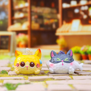 กล่องสุ่มตุ๊กตาแมวคริสตัลสโตน แดรมาควีน ของขวัญวันเกิด ของตกแต่งโต๊ะทำงานลายการ์ตูน - Product Image 5