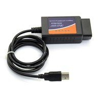 Elm327 USB con Chip PIC18F2480 Original con Software Elmconfig, Escáner de Códigos OBD Elm 327 USB FT232RL de Alta Calidad