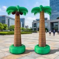 Modèle de palmier gonflable géant, palmier gonflable, plantes gonflables pour la bordure de mer