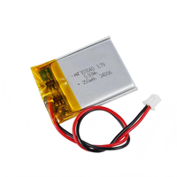 Grosir Baterai Lithium Polymer Isi Ulang Li-Po 303040 3.7V 250mAh 300mAh 500-Cycle -20C 60C untuk Earphone Bluetooth Pintar