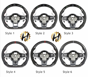 Volante de Fibra de Carbono para Volkswagen Polo gti Scirocco GTS GTE GLI R-Line <span class=keywords><strong>Golf</strong></span> 6 Mk4 Mk5 <span class=keywords><strong>Mk7</strong></span> <span class=keywords><strong>GTD</strong></span> CC Polo Jetta Passat - Product Image 4