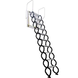 <span class=keywords><strong>Escalier</strong></span> <span class=keywords><strong>escamotable</strong></span> électrique moderne pour grenier, en acier au carbone épaissi, pliable et rétractable - Product Image 1