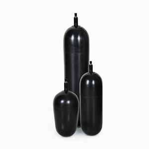 Vessie en caoutchouc NBR (Nitrile) pour accumulateur, résistante à l'huile et aux acides, 21 MPa, pièce de rechange hydraulique - Product Image 1