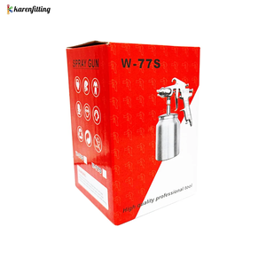 ปืนพ่นสีลมแบบนิวเมติก W-77 หัวฉีด 3.0 มม. ระบบป้อนสีแบบแรงโน้มถ่วง ละอองละเอียด น้ำหนักเบา สำหรับงานยานยนต์และตกแต่งบ้าน - Product Image 2