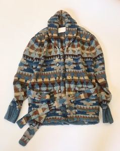 Cárdigans geométricos hechos a mano hechos a medida para hombres - Product Image 2