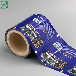 Custom Printed Soft Food Packaging Roll Film Perfume Auto Packing Machine Food Grade Opp Plastic Powder Roll Film Supplier