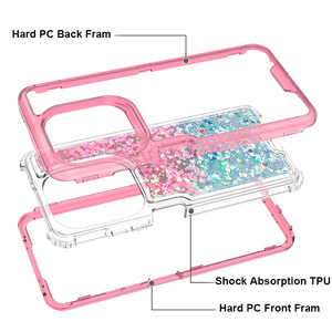 เคสโทรศัพท์แบบมีกลิตเตอร์สีสันสดใส 3 ชั้น 360 องศา สำหรับ Tecno <span class=keywords><strong>Spark</strong></span> Go 2024 20C 20 Pro+ Pova <span class=keywords><strong>6</strong></span> Pro 5 - Product Image 2