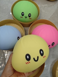 Producto en Tendencia JN 2026: Squishy de Dumpling Grande, Juguete Squishy de Dumpling, Squishy Jumbo de Mantequilla - Product Image 3