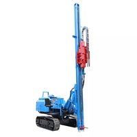 HENGWANG HWL600R Pileuse rotative à marteau lourd pour poteaux solaires avec système GPS pour le forage et le vissage de pieux