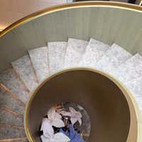 VIKO 2024 Escalier circulaire à la mode et luxueux Pierre naturelle Foshan