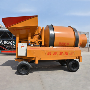Centrale à béton mobile prête à l'emploi 25-60 m³/h, engin de construction avec composants essentiels : convoyeur à bande, boîte de vitesses, roulements - Product Image 3