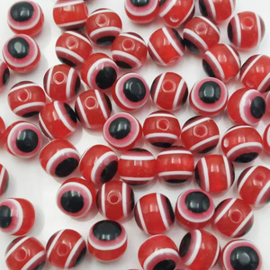 Trong Kho Màu Xanh Ma Quỷ Mắt Nhựa Nhựa Đầy Màu Sắc Chunky Vòng Loose Hạt Mắt Ác Hạt Đối Với Trang Sức Vòng Đeo Tay Vòng Cổ Làm Số Lượng Lớn - Product Image 3