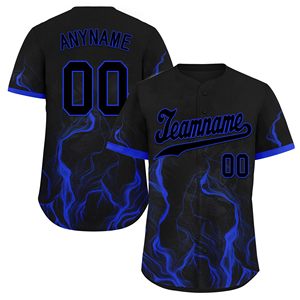 Usine personnalisée crâne Hipster Softball Jersey chemise imprimer nom Halloween Baseball Jersey pour hommes enfants - Product Image 3