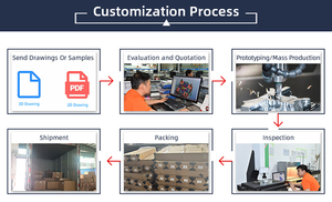 Servicios de mecanizado CNC personalizados para plástico, latón, aleación de aluminio, acero inoxidable, componentes metálicos de titanio, componente de torneado de <span class=keywords><strong>Metal</strong></span> - Product Image 5