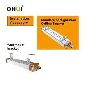 IP66 IIC ไฟ LED กันระเบิดเชิงเส้น40W/50W/60W สำหรับโซน2 22 2FT แถบ CRI 80Ra อุณหภูมิสี3000-6500K - Product Image 4