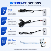 Moteur de lecture de codes QR compact pour les fabricants d'équipements en libre-service XT206H1
