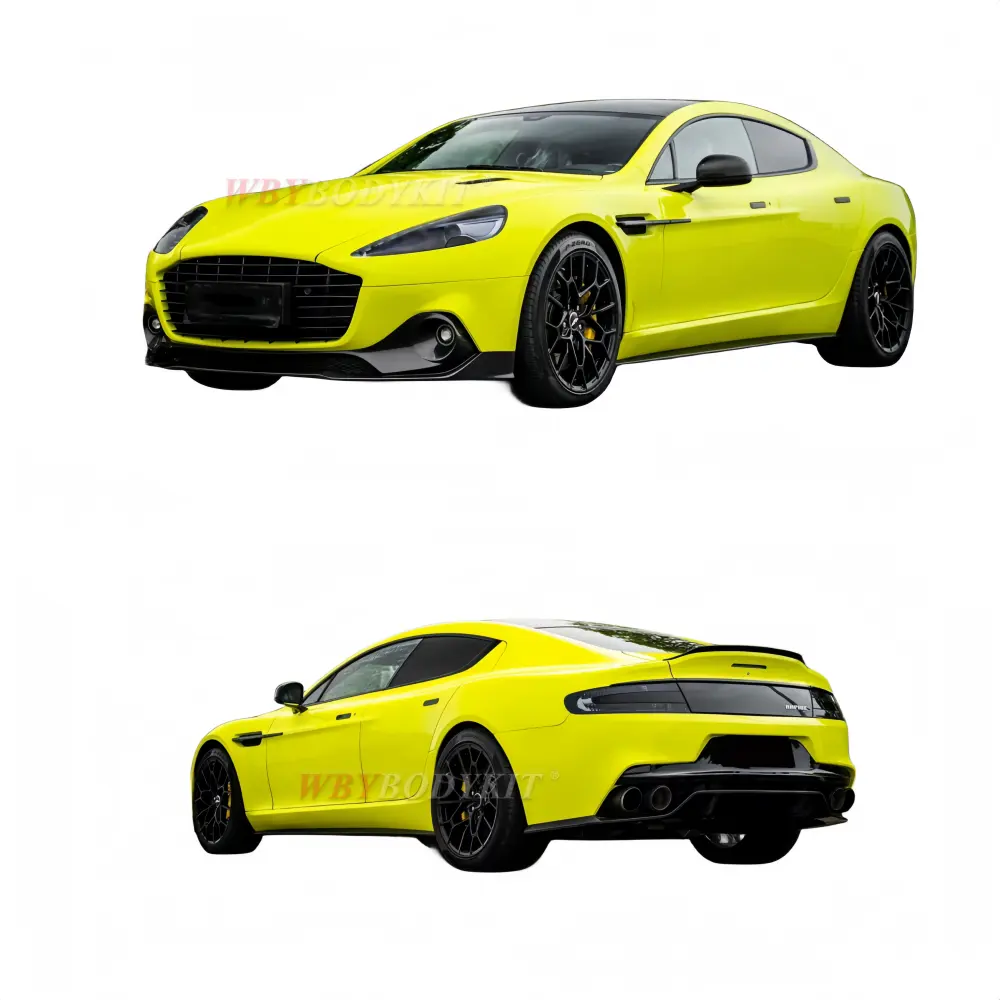 Voor Aston Martin Rapide Amr Stijl Bodykit Koolstofvezel Voorbumper Zijschorten Achter Spoiler Duck Tail Auto-Onderdelen