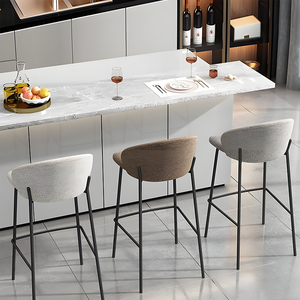 Nórdico creativo diseño moderno marco <span class=keywords><strong>de</strong></span> Metal SILLA <span class=keywords><strong>DE</strong></span> Bar <span class=keywords><strong>cocina</strong></span> comedor Hotel exterior hogar recepción Oficina uso taburete <span class=keywords><strong>de</strong></span> Bar - Product Image 2