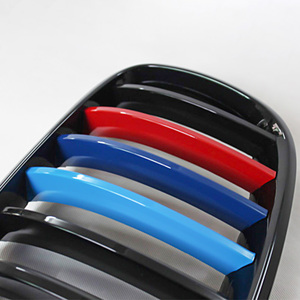 Parrilla de parachoques delantero de Material ABS de fábrica para <span class=keywords><strong>BMW</strong></span> <span class=keywords><strong>X</strong></span> Series E70 E71, parrilla de estilo de Color M de línea de listón único para <span class=keywords><strong>BMW</strong></span> <span class=keywords><strong>X5</strong></span> X6 2007-2013 - Product Image 3