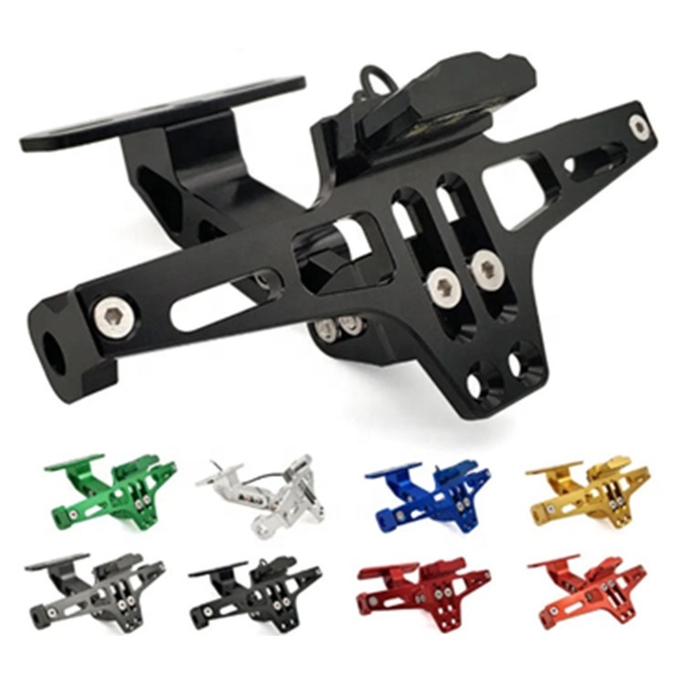 Motorcycle Modification License Plate with Lights