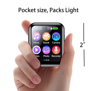 Lecteur de musique portable, récepteur BT, stockage extensible, mini enregistreur numérique avec visualisation de photos et calendrier pour les voyages et les déplacements - Product Image 6