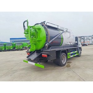 Camión de Succión y Limpieza de Alta Presión Diésel Dongfeng 4x2 de China con Emisión Euro 3 y Tanque de 6000L para Dragado de Tuberías y Alcantarillado - Product Image 3