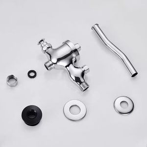 Robinet de chasse d'eau à temporisation en alliage de <span class=keywords><strong>zinc</strong></span> et tout <span class=keywords><strong>cuivre</strong></span>, style minimaliste moderne, avec commande manuelle - Product Image 2
