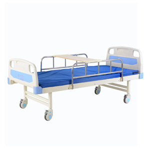 Lit médical manuel Lechi avec garde-corps en fer moulé par injection ABS, roues silencieuses pour hôpital et usage domestique - Product Image 5