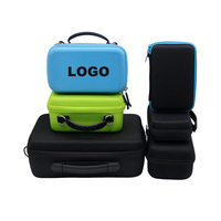 Étui de transport rigide en EVA personnalisé avec logo, pochette de rangement pour armes à feu, étui de voyage de luxe décontracté classique en EVA rigide avec fermeture éclair